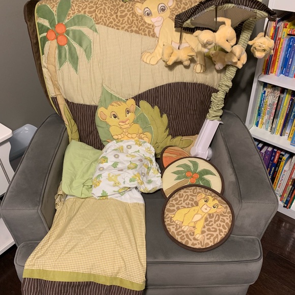 Lion king nursery set